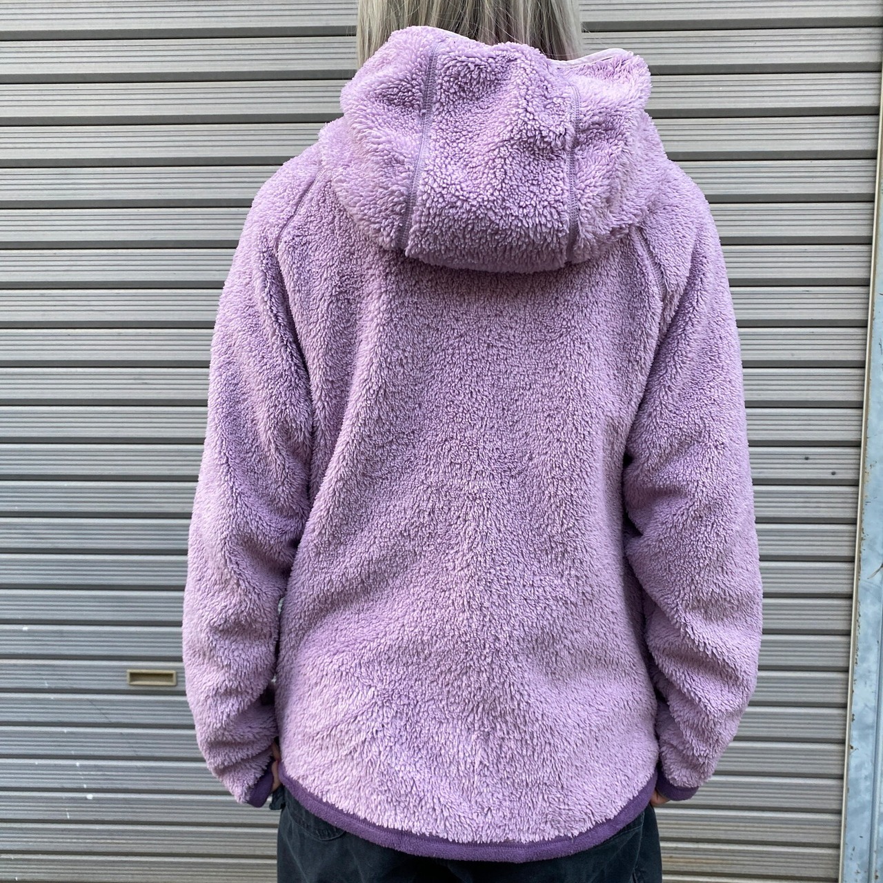 07年製 Patagonia パタゴニア リバーシブル フリースパーカー キッズXL 