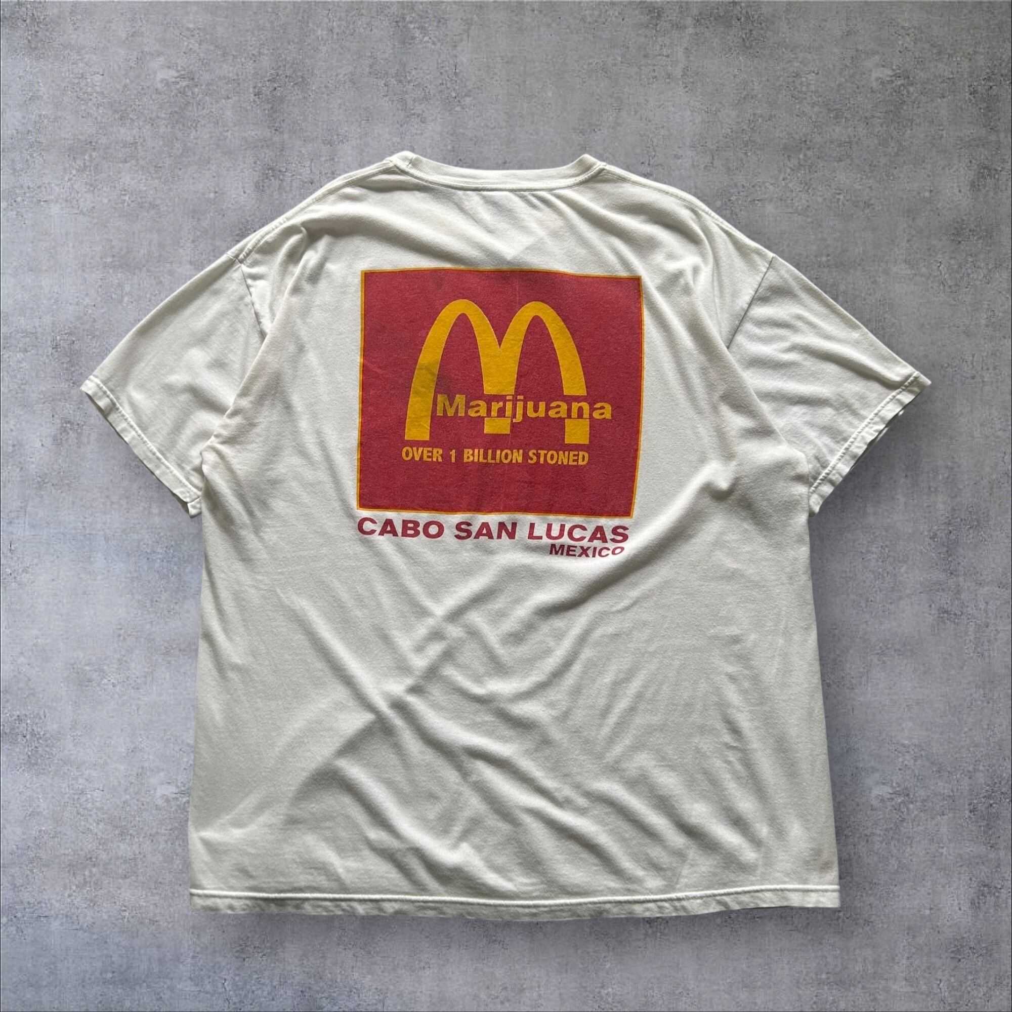2000s Marijuana "McDonald Parody" T-shirt【高円寺店】