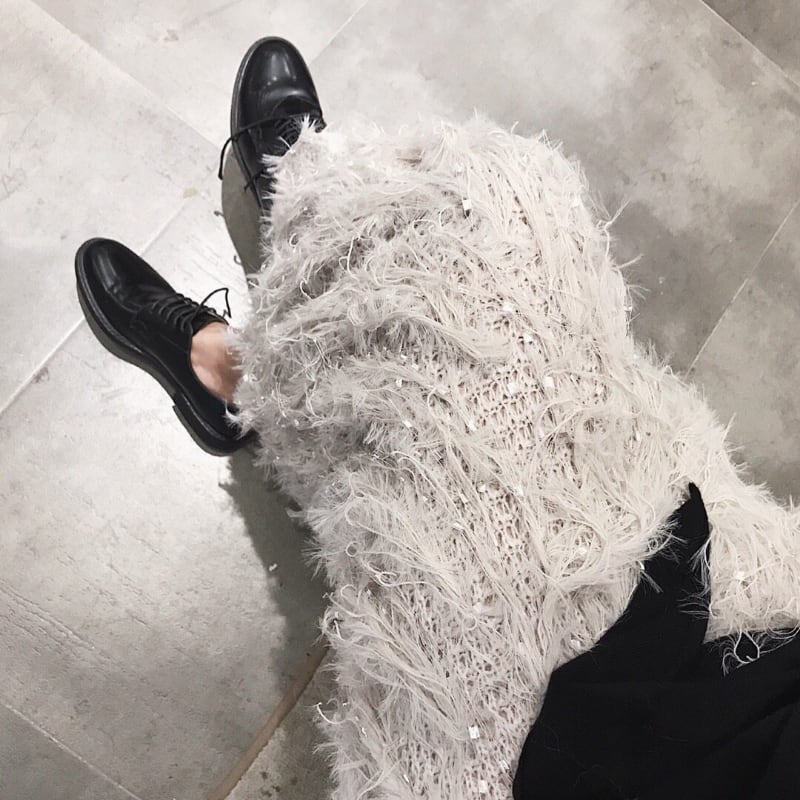 shaggy skirt 10967