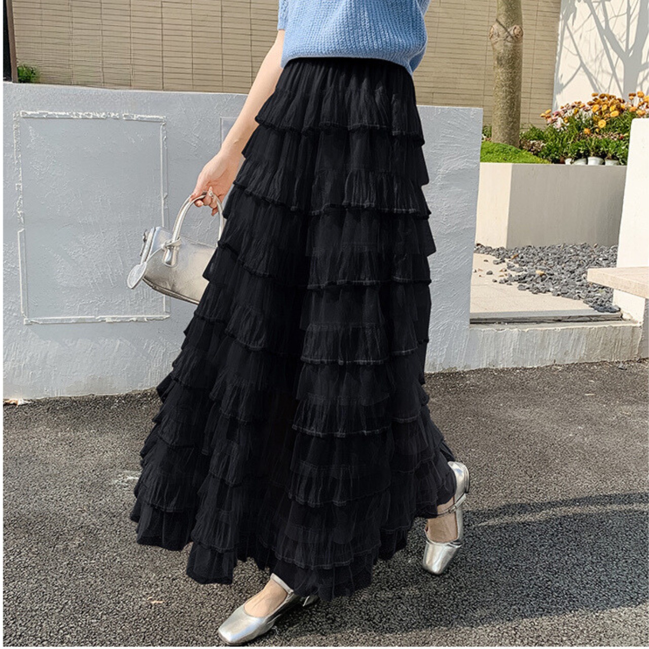 フリル ティアード スカート 10225