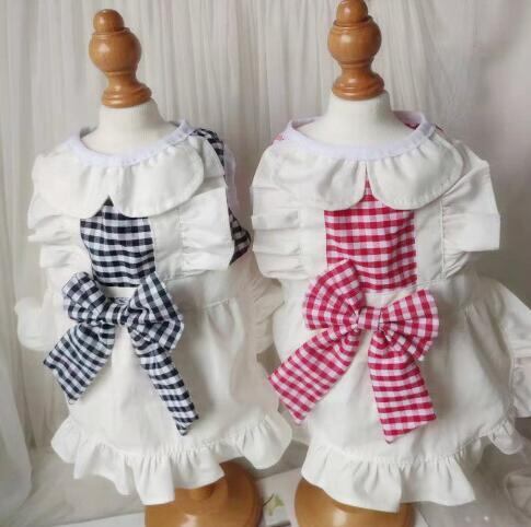 《予約》3101399 チェックリボンワンピース