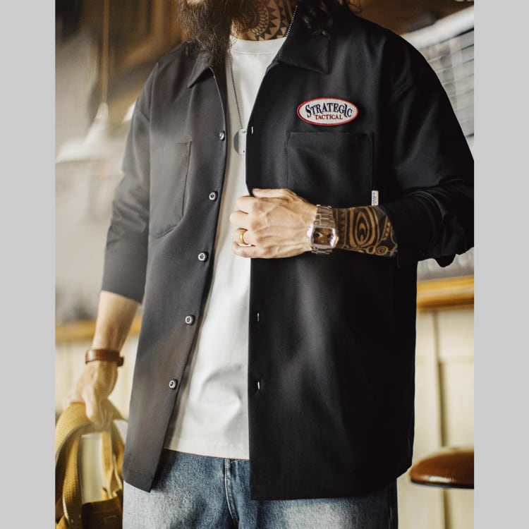 ワッペン ワークシャツ G00104