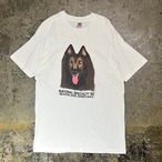 90s(1992) FRUIT OF THE LOOM Dog Print Tee "Belgian Shepherd Dog Tervuren USA製