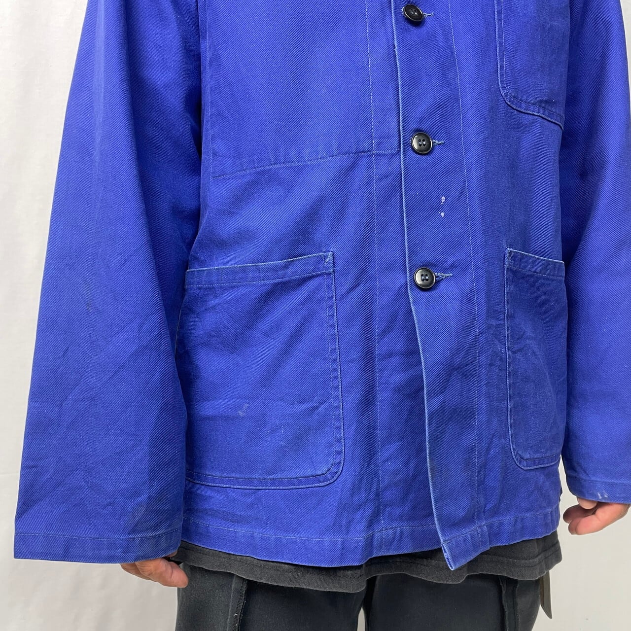 90年代〜 ODON DELCROIX フレンチワークジャケット メンズL相当