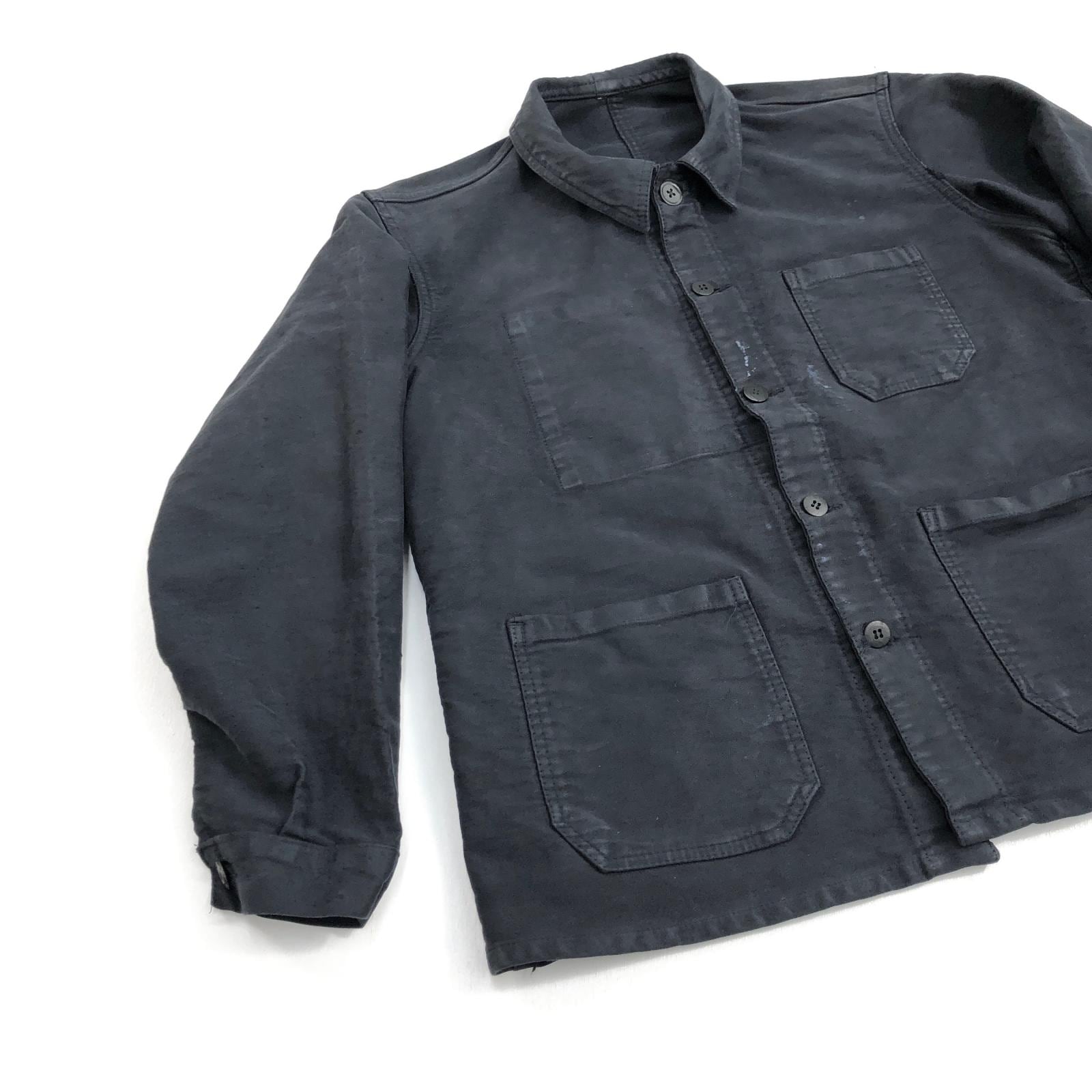 50年代 FRENCH WORK BLACK MOLESKIN JACKET フレンチワーク ブラック