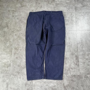 70s フランス軍 フレンチワーク コットン ブルー パンツ W39