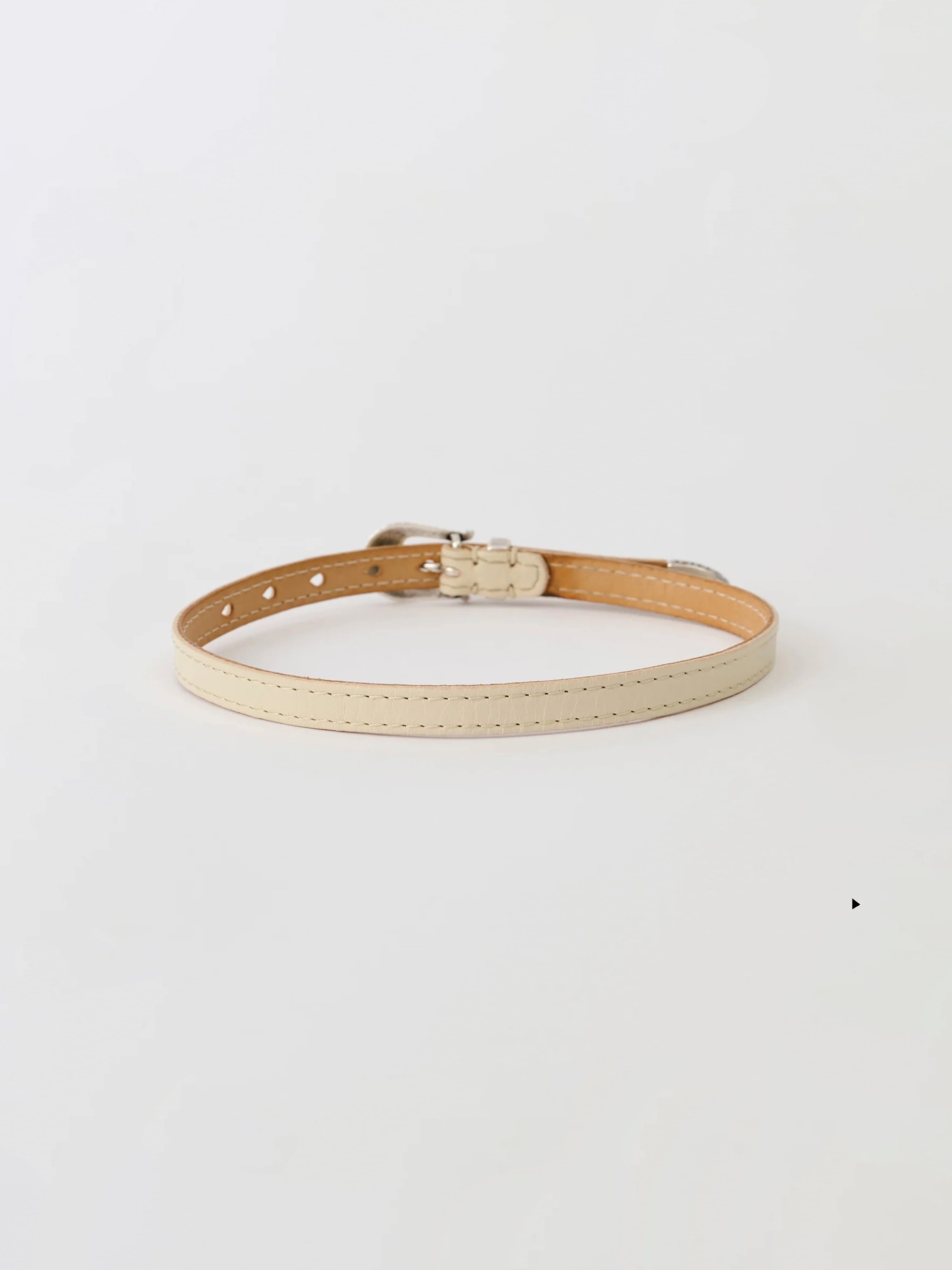 OUR LEGACY COWBOY WRAP AROUND Deep Ecru Leather A2268CD | BEST