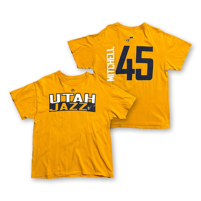 Donovan Mitchell 【Utah Jazz】 Numbering T-Shirt. Majestic