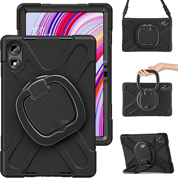360度回転 For Xiaomi Redmi Pad 2 ケース Wi-Fiモデル/4Gモデル 縦