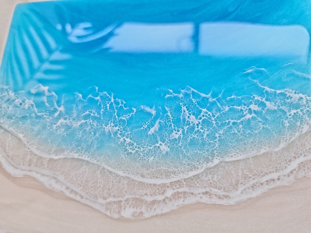 127.オーシャンレジンアート 3wave