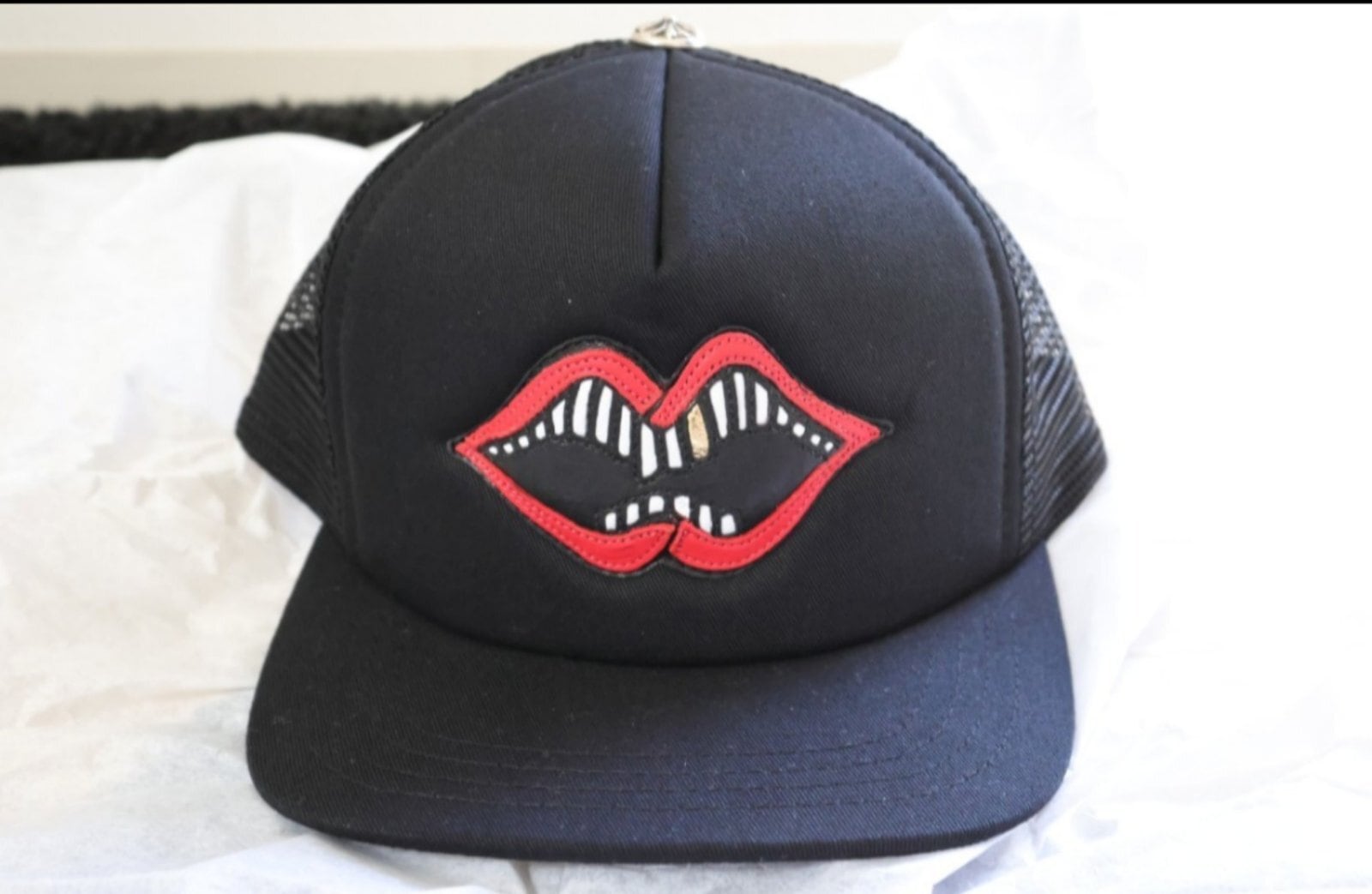 CHROME HEARTS クロムハーツ ロゴ ベースボールキャップ トラッカーキャップ