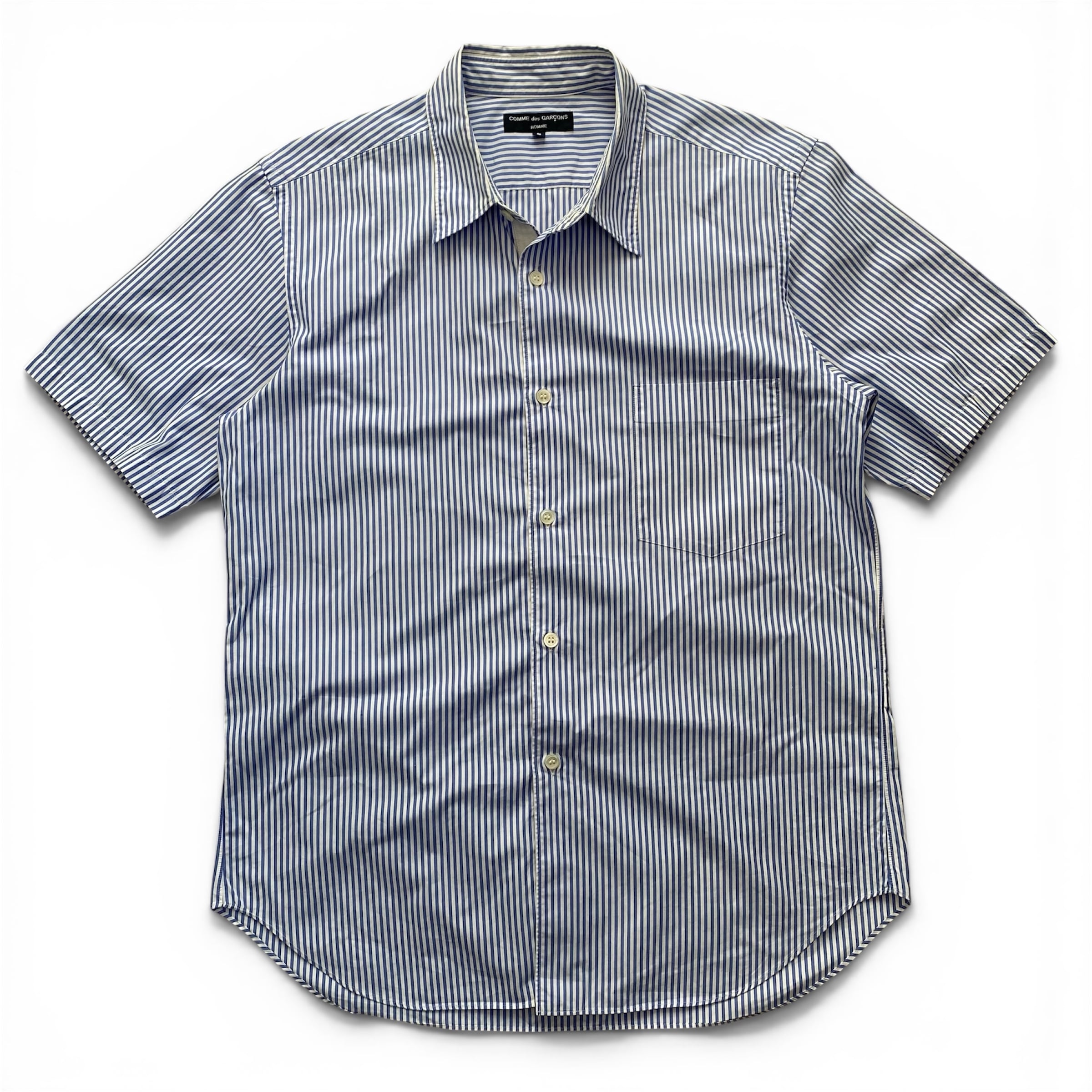 COMME des GARCONS HOMME Short Sleeve Striped Shirt HG-B031 AD2010
