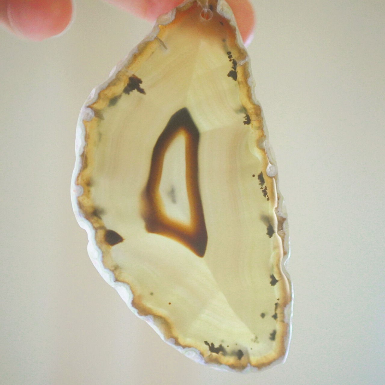 Hot Chocolate - アゲートヒーリングチャイム / Agate Sun Catcher Wind Chime 970