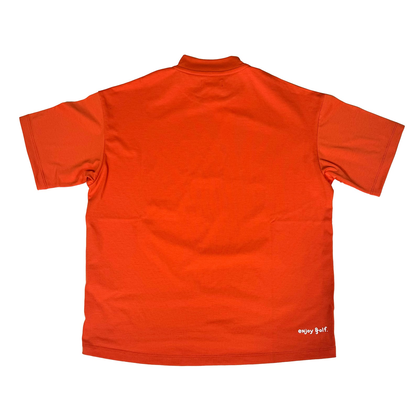 WOMENS】COLLEGE LOGO RELAX MOCK NECK TEE -ORANGE- | 8G SHOOT WEBSTORE