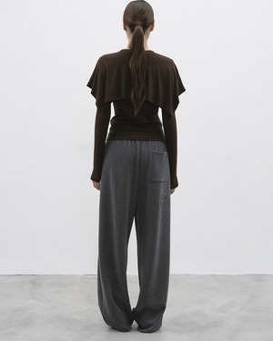 フェイクレイヤードロングスリーブシャツ 2color A0803