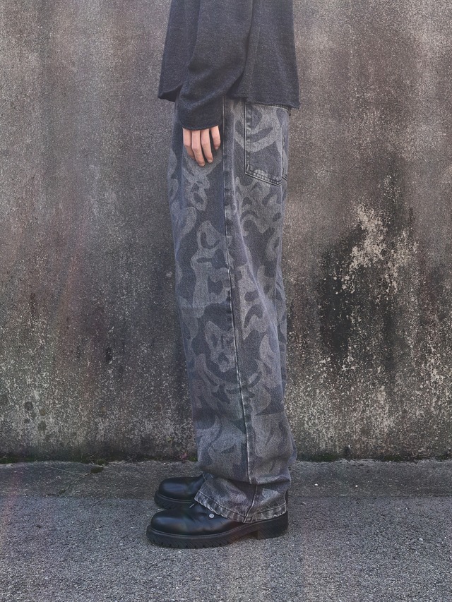 【26aw/ROLDSKOV】wide grey demons