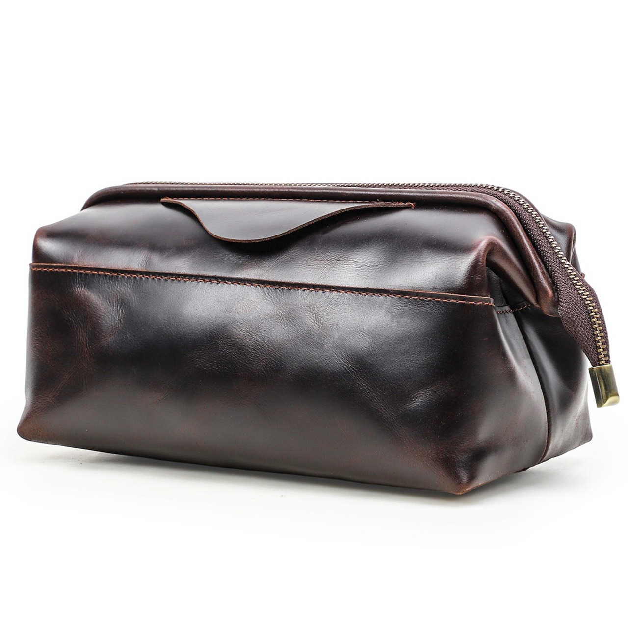 Organizer Genuine Leather Travel Pouch Bag / 本革 オーガナイザー レザー トラベル ポーチ バッグ
