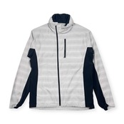 NIKE GOLF ナイキゴルフ TOUR PERFORMANCE 収納フード ドライ ジャケット ジャンパーM/ライトグレー系 メンズ