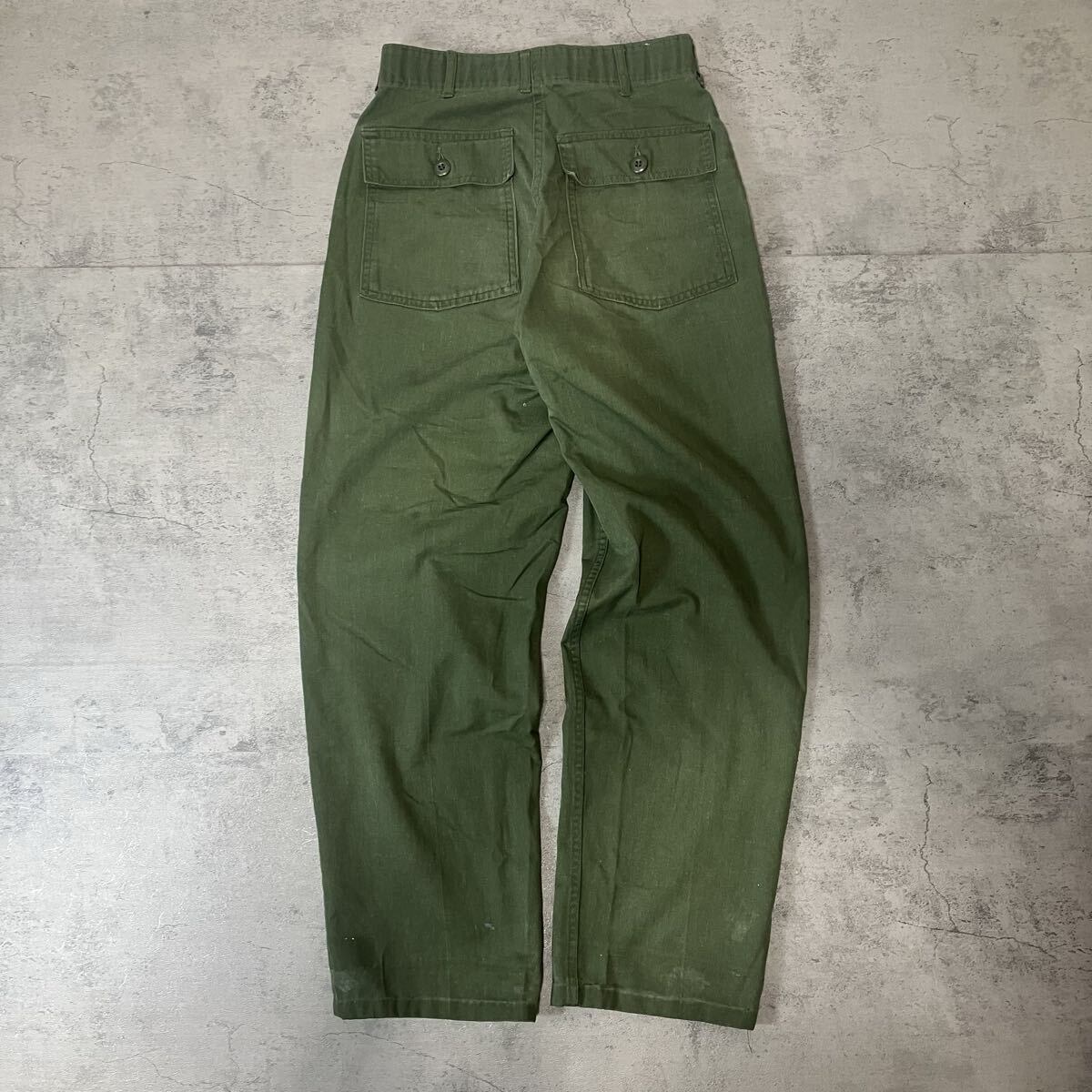 70s US ARMY OG-107 ベイカーパンツ SCOVILLジップ 70s US ARMY OG-107 ベイカーパンツ SCOVILLジップ ミリタリーパンツ