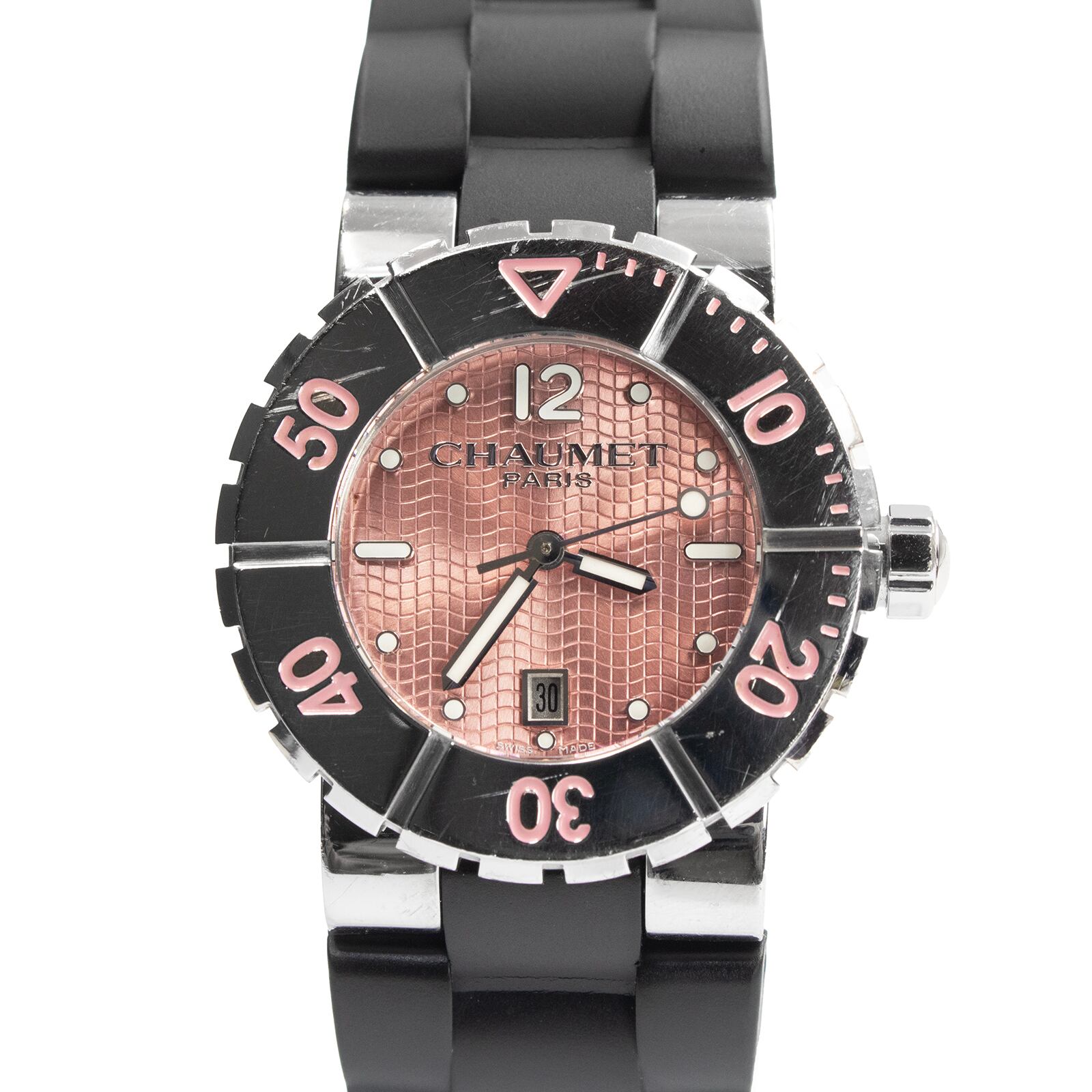 ガン子 ショーメ 腕時計 クォーツ レディース クラスワン ピンク 送料無料 ショーメ 腕時計 クォーツ レディース クラスワン ピンク 黒