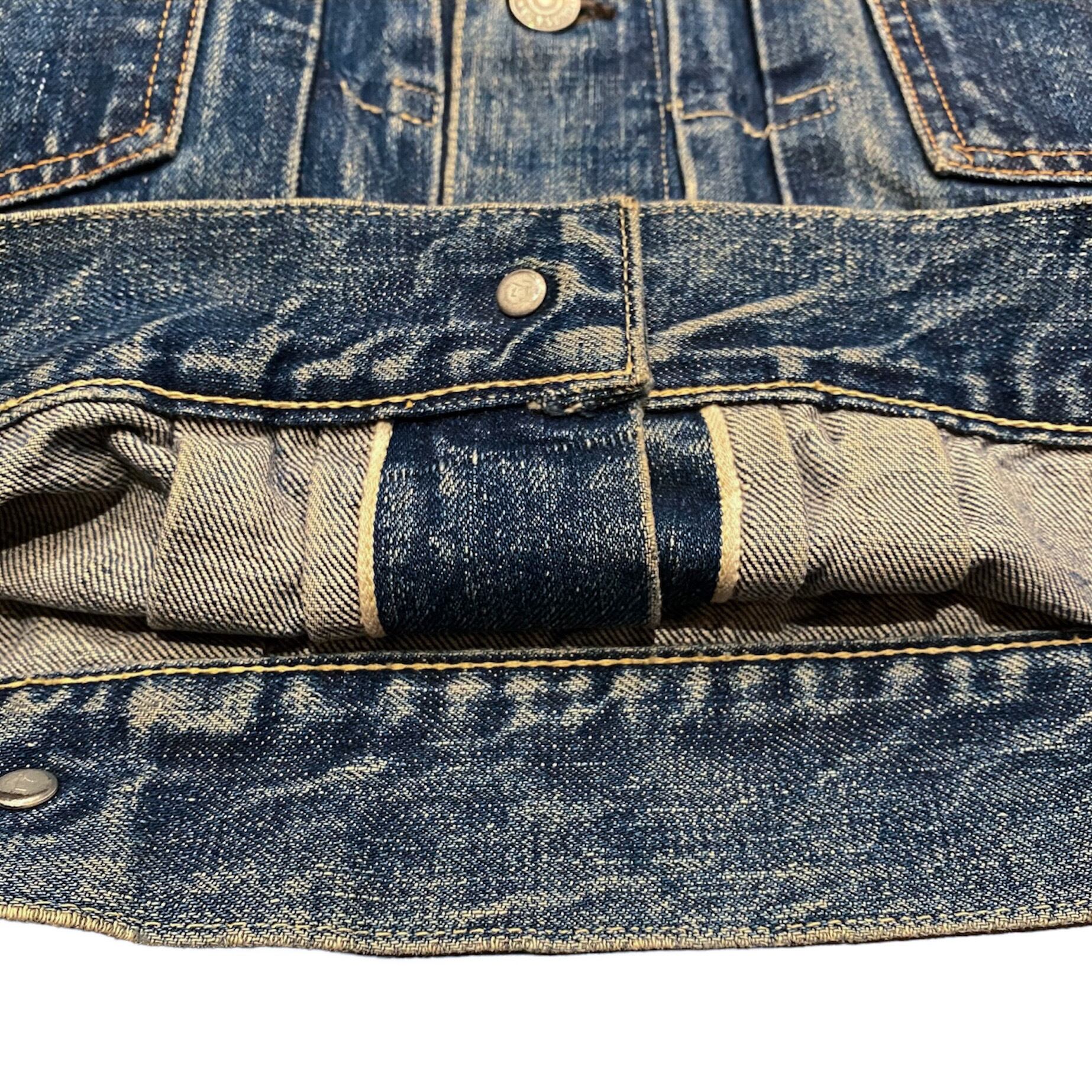 50年代 リーバイス Levi's 507XX セカンド 2nd ハンドペイント デニムジャケット Gジャン メンズM ヴィンテージ /eaa236697