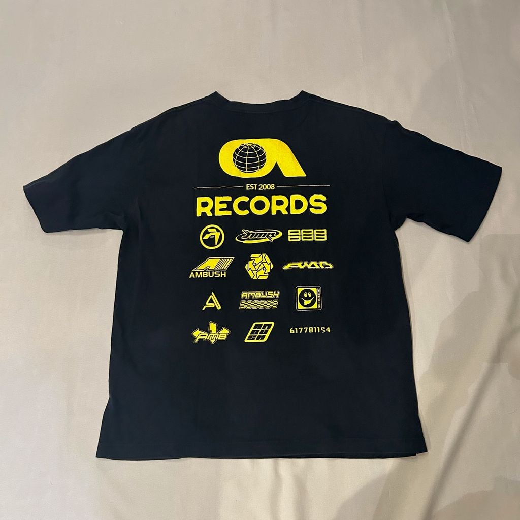 AMBUSH アンブッシュ 23SS RECORDS GRAPHIC T-SHIRT レコード