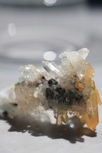 ゴールデンヒーラー × レムリアンクォーツ「朝日の結晶」Golden Healer × Lemurian Quartz ◇ 天然石・鉱物・パワーストーン・原石 | st00325