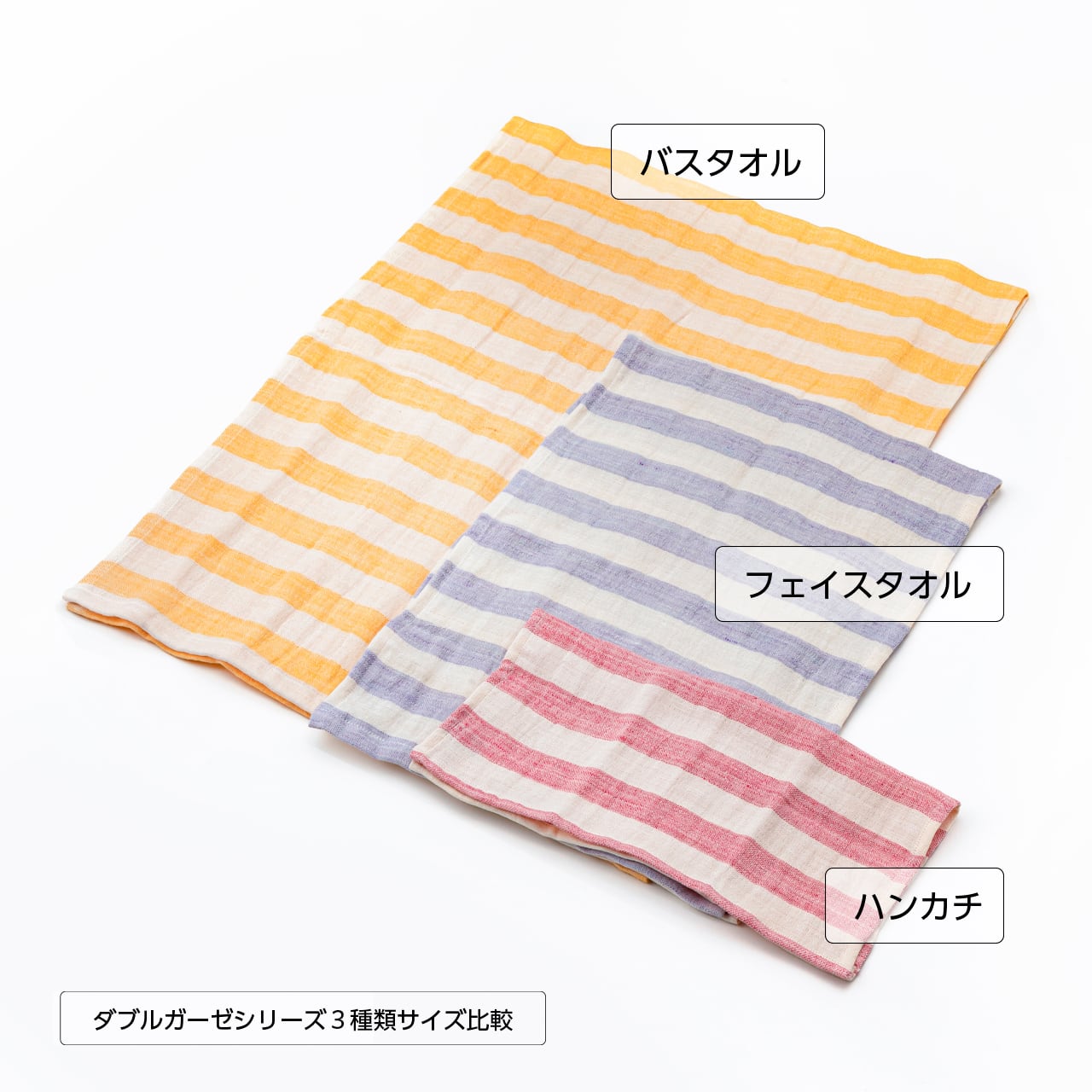 Omi-Jofu ダブルガーゼバスタオル【黄】 | 近江上布伝統産業会館公式