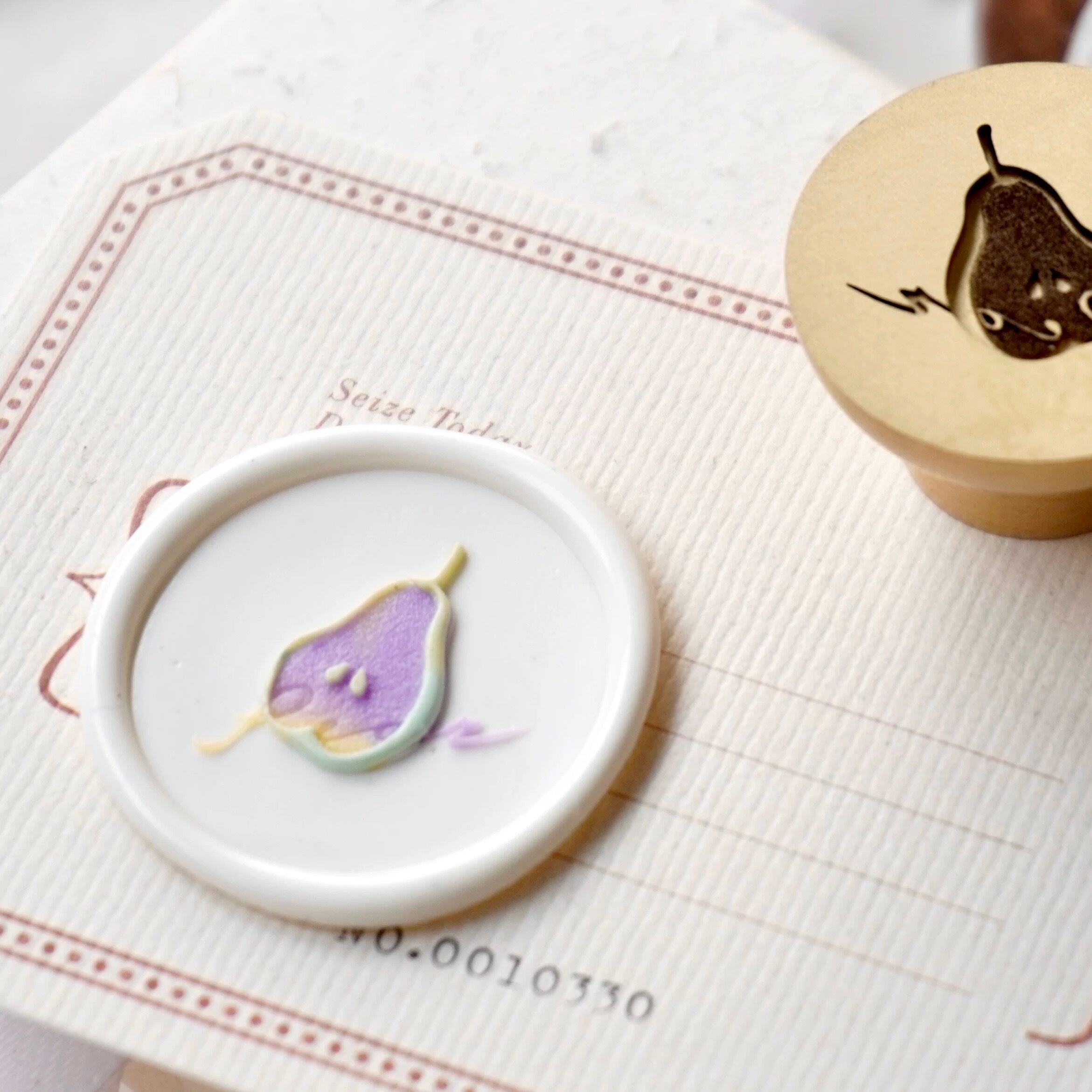 シーリングスタンプヘッド half pear