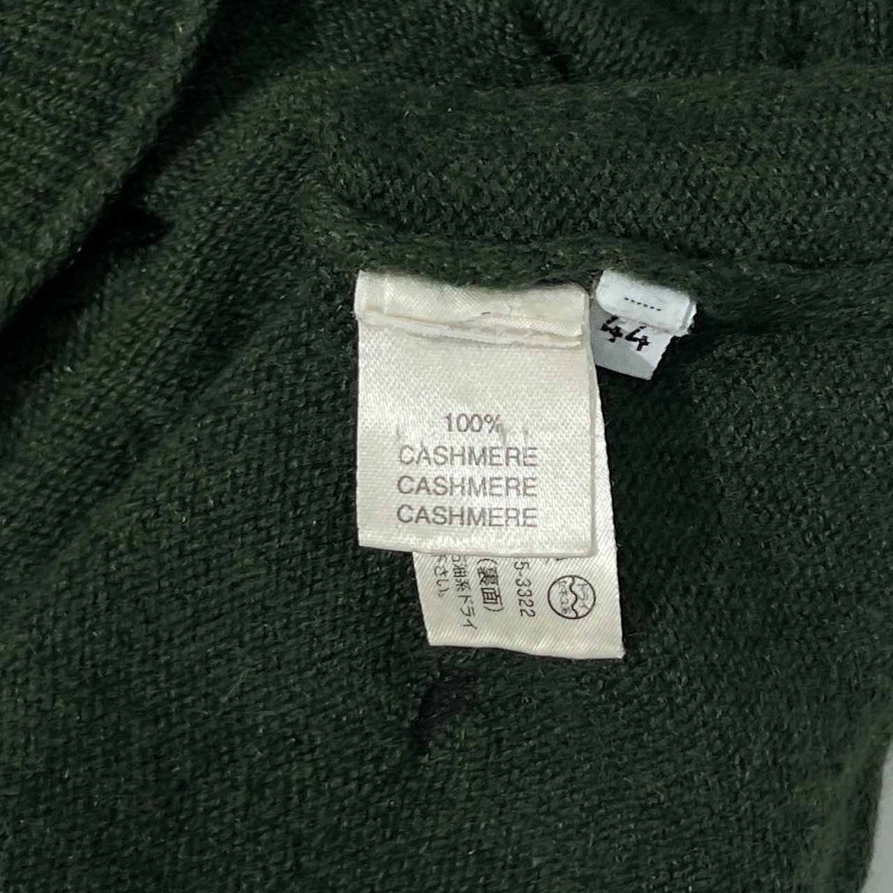 イタリア製 カシミヤ100% krizia maglia クリッツィア マグリア ボートネック ドット風 ニット セーター 44/レディース