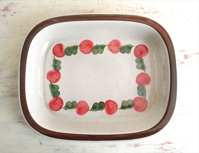 ロールストランドオーブンプレートハンドペイント北欧ヴィンテージ