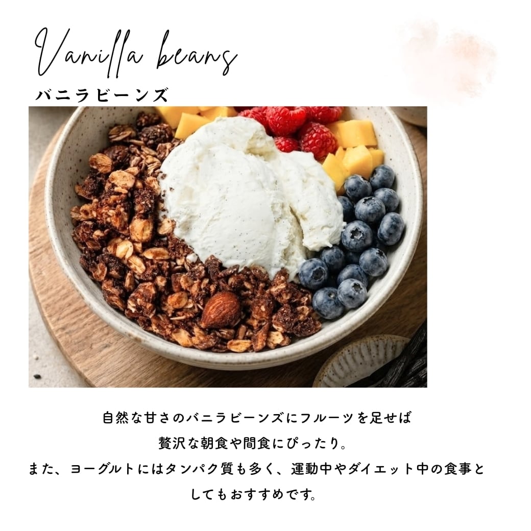 グリークヨーグルト バニラビーンズ 500g | milkygreek（ミルキー