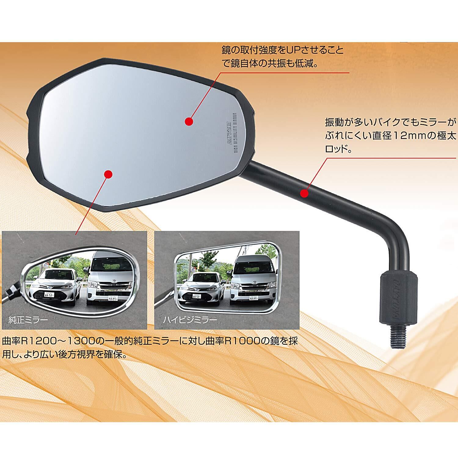 デイトナ DAYTONA バイク用 ミラー パラレルミラー 左用 右用 【公式通販】