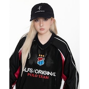 ストリート GLFS Vネックメッシュ スポーツロングTシャツ T1808