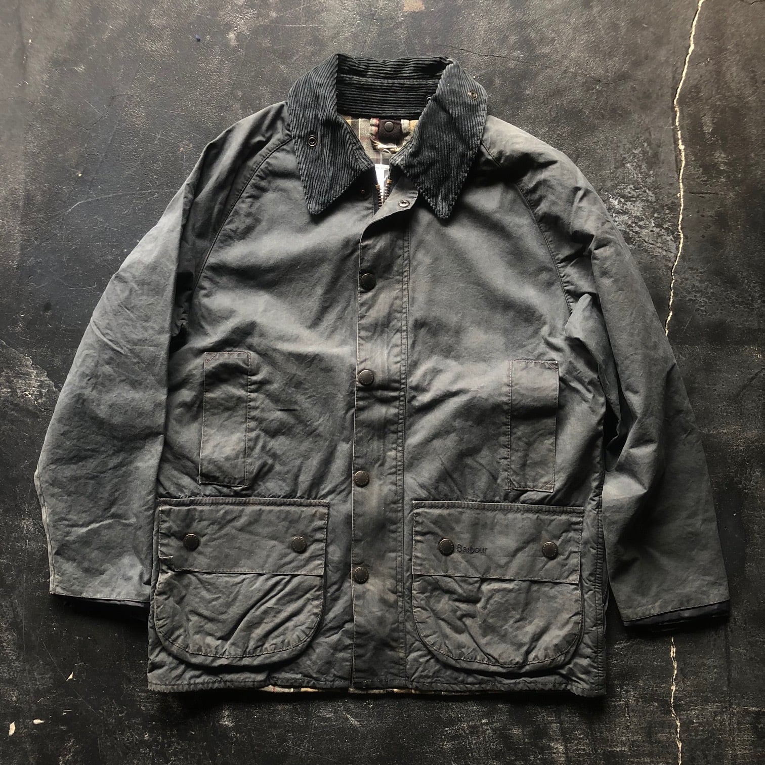 yoused Barbour Remake Jacket （navy 38）