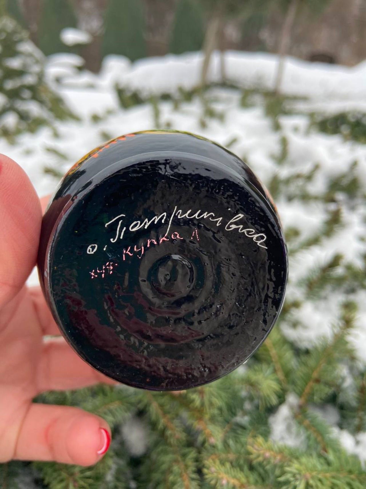 ペトリキウカの木製花瓶 10cm（クープッカ作） - 8