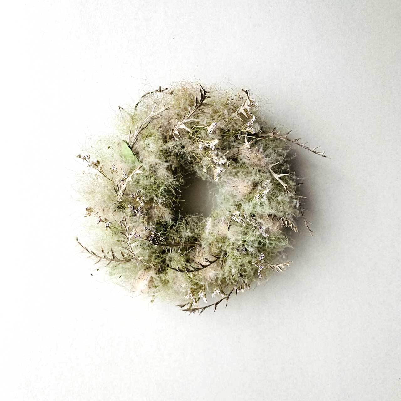 ポポラスベリーとスモークツリーの木の実ハーフリース*ラッピング無料