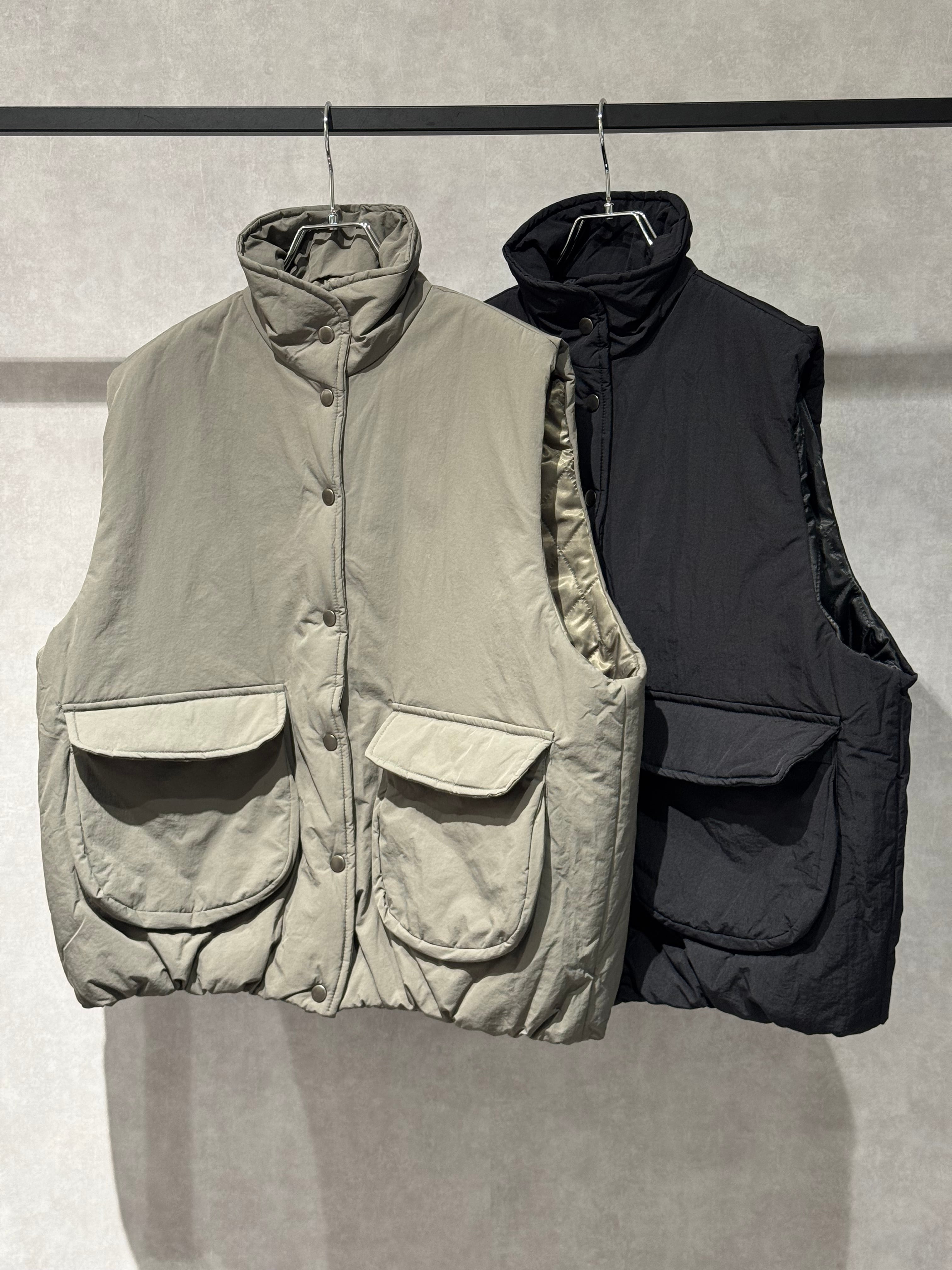 stand collar paddet vest