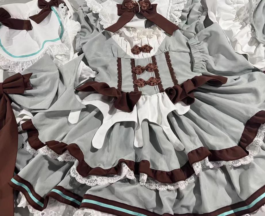 ゆめかわ♡フリルチャイナメイド服 kos27☆ | PAY ID