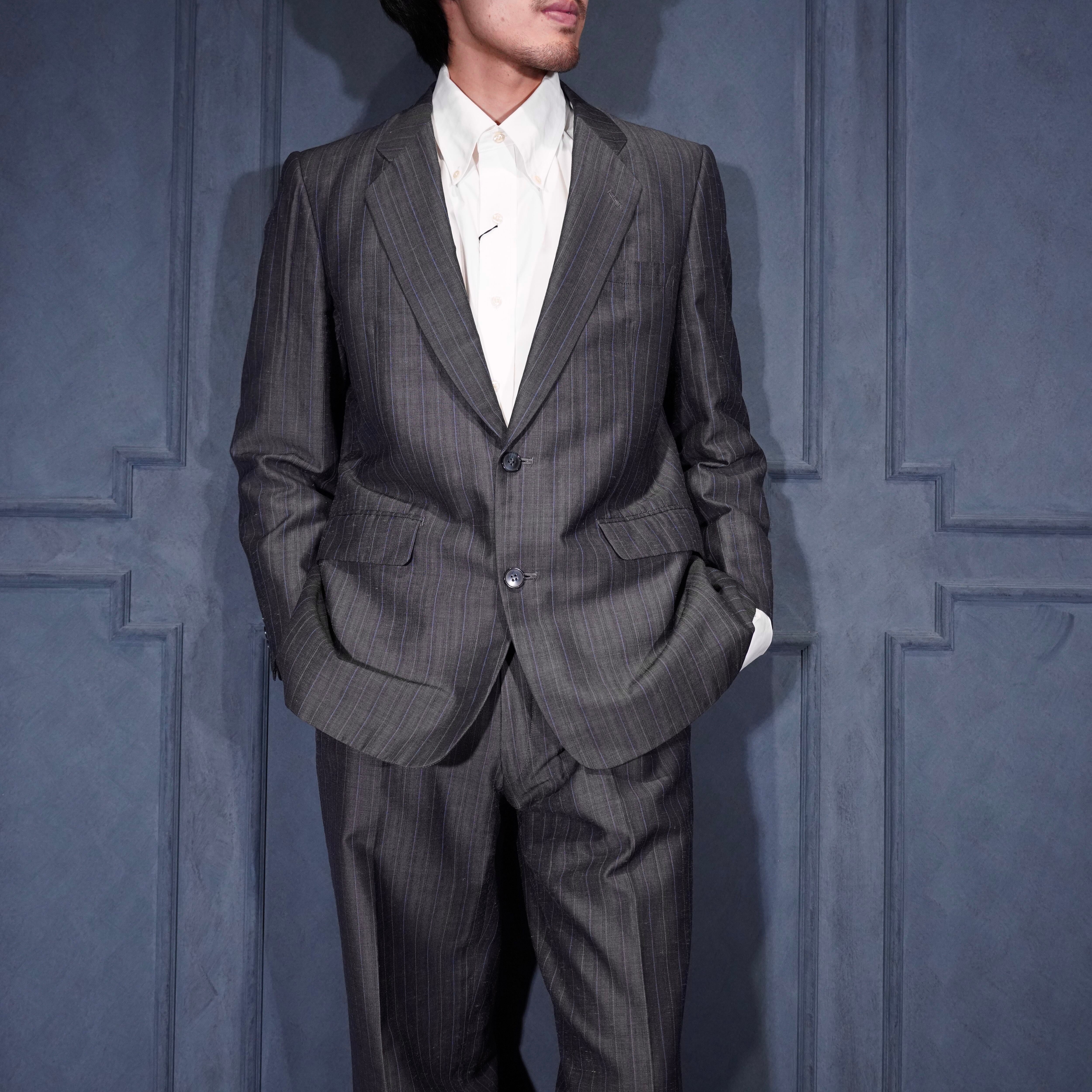 Christian Dior STRIPE PATTERNED DESIGN SET UP SUIT/クリスチャン