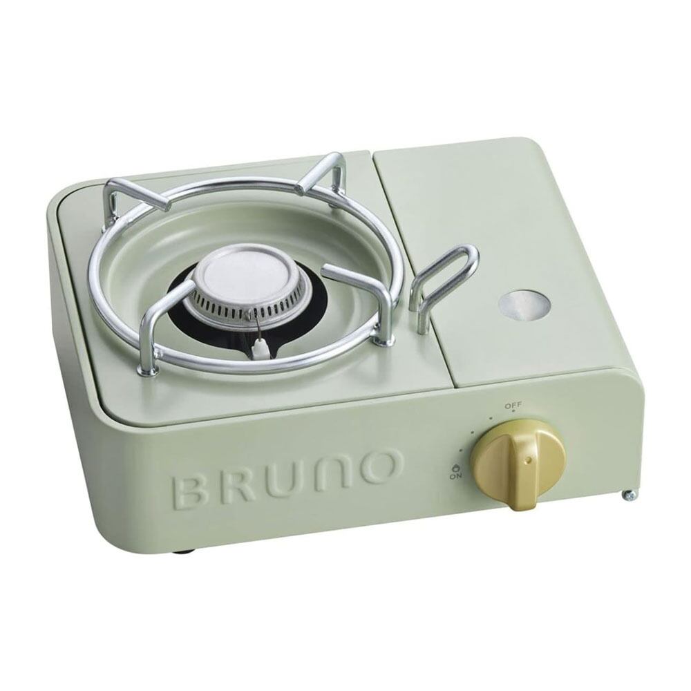 BRUNO ブルーノ カセットコンロ ミニ グリーン BOE094 / カセットボンベ式 キッチン アウトドア