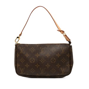ルイ ヴィトン モノグラム ポシェット アクセソワ―ル ハンドバッグ M51980 ブラウン PVC レザー レディース LOUIS VUITTON 【中古】