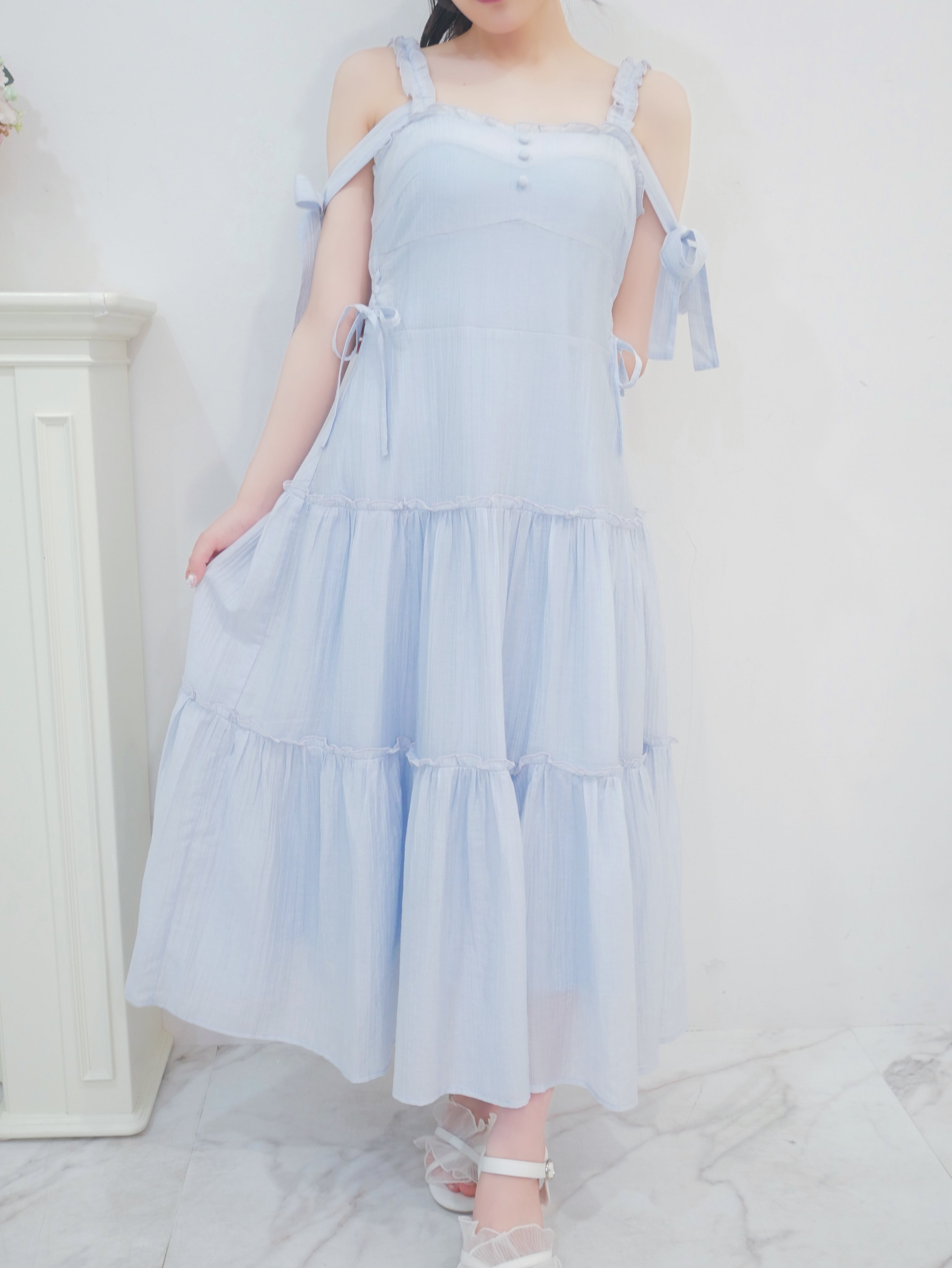 milky ribbon tiered op | meltie