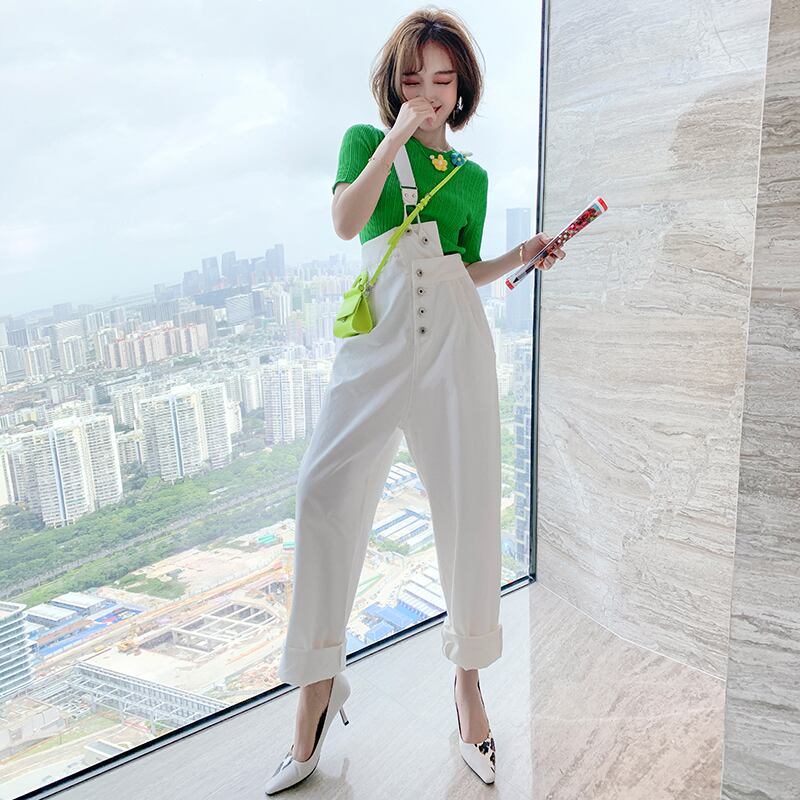 Flowerデザイン ニットトップス アシンメトリーサマースタイル 夏物 フラワーデザイン MIUCO51356129898