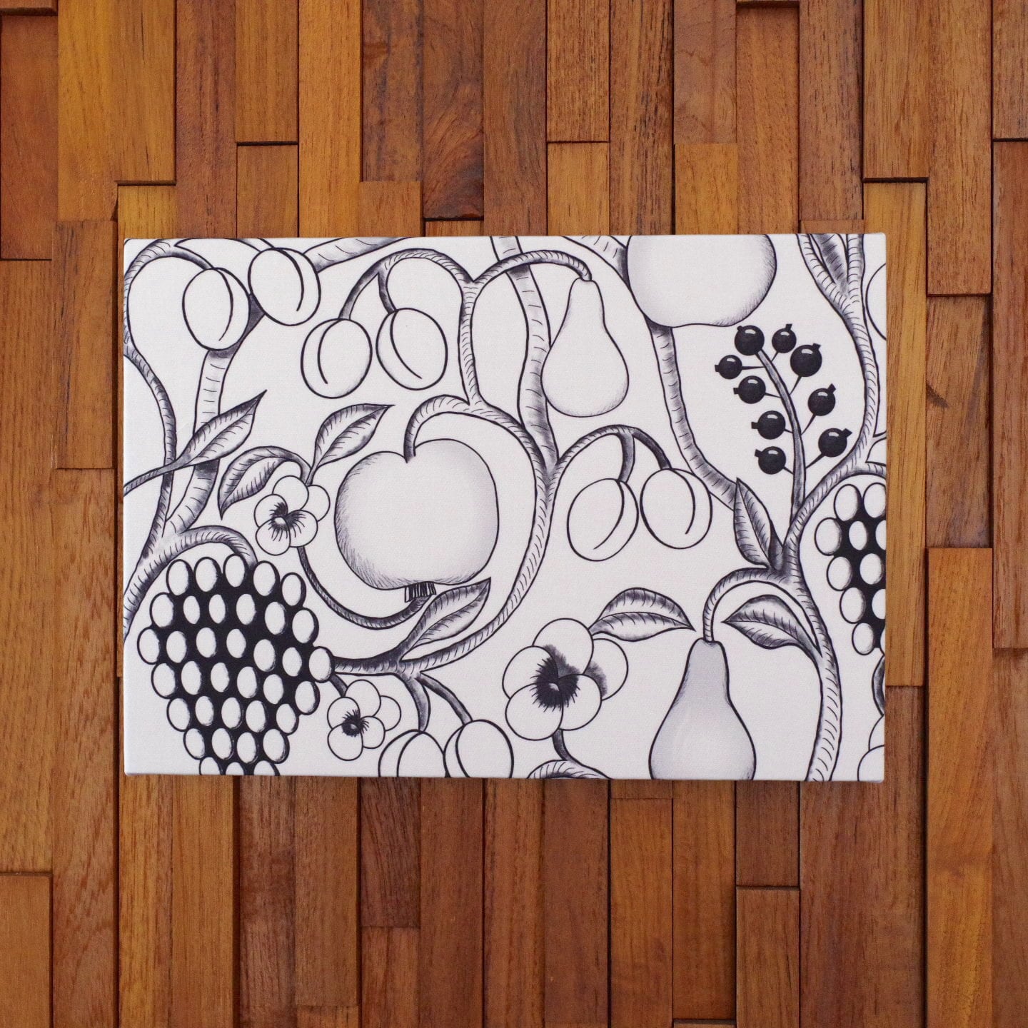 フランス ibride トレーアート cat lady smoking playing piano 壁掛け