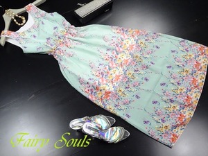 ★送料無料★7号（S)☆ビ－チマキシ丈ワンピース(OPN3174)