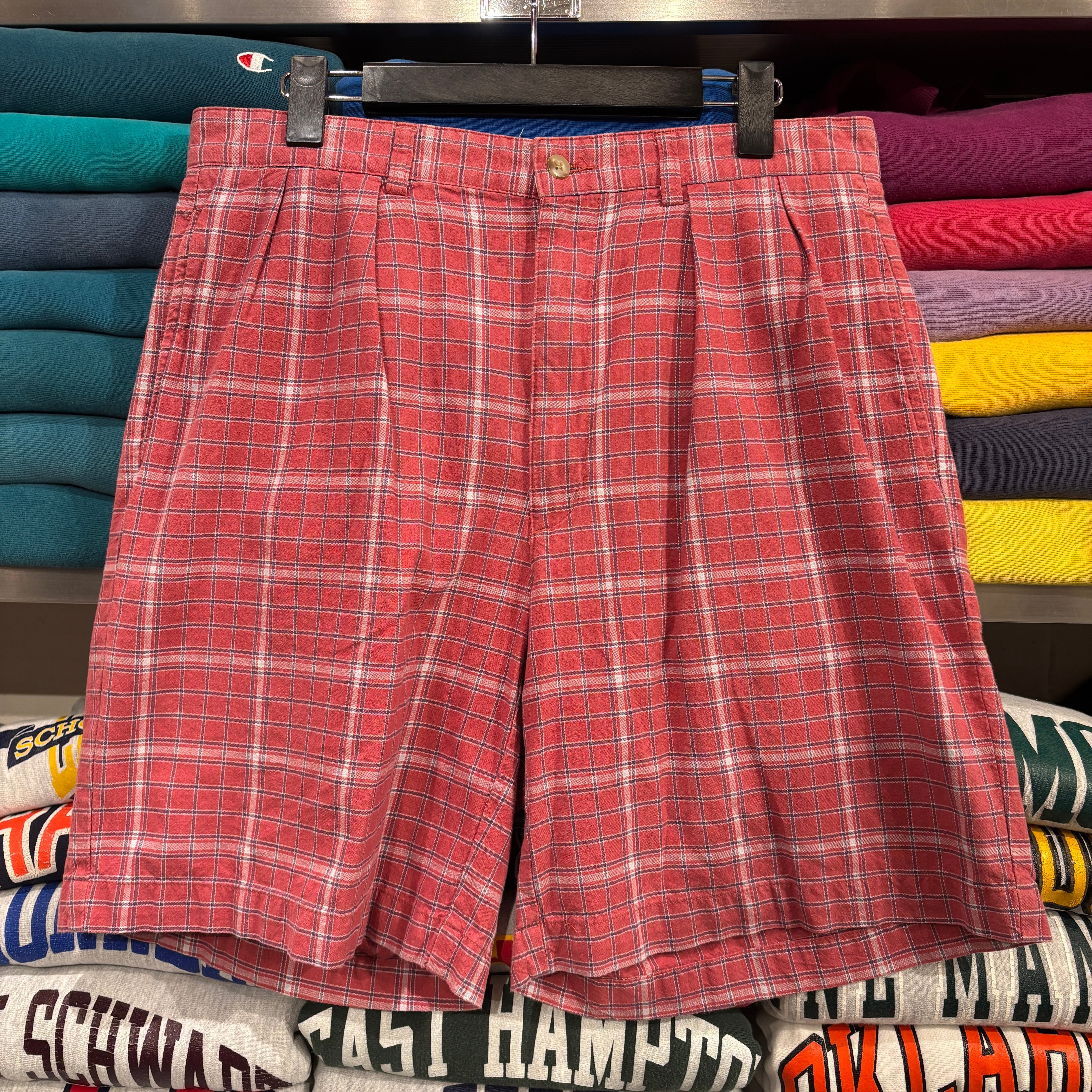 90s RALPH LAUREN CHECK SHORTS (W34) | BerBerJin / & BerBerJin