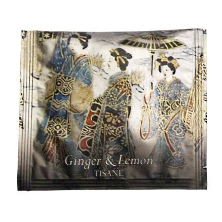 ジンジャー＆レモン / シルケンピラミッドティーバッグ15個入り