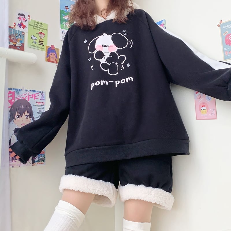 天使と悪魔 セーター パーカー ボア ネコ耳 もこもこ JKファッション 甘め ガーリー かわいい 原宿系 韓国ファッション 10代 20代 | 天使と悪魔 サブカル系ファッション SEASONZ 天使と悪魔 セーター パーカー ボア ネコ耳 もこもこ JKファッション 甘め ガーリー かわいい 原宿系 韓国ファッション 10代 20代 | 天使と悪魔 サブカル系ファッション SEASONZ