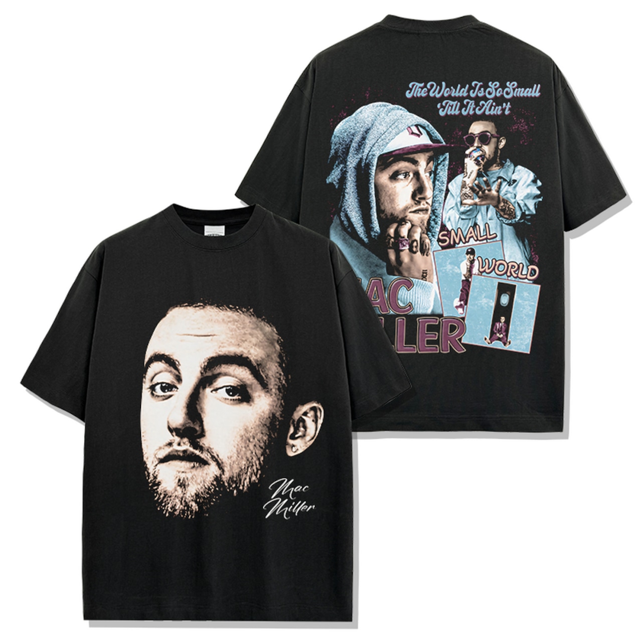 VINTAGE ストリート Mac Miller Tシャツ T2027